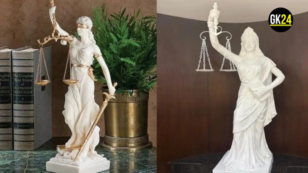 Statue of Lady Justice: नई बनाम पुरानी, यहाँ देखें मुख्य अंतर!