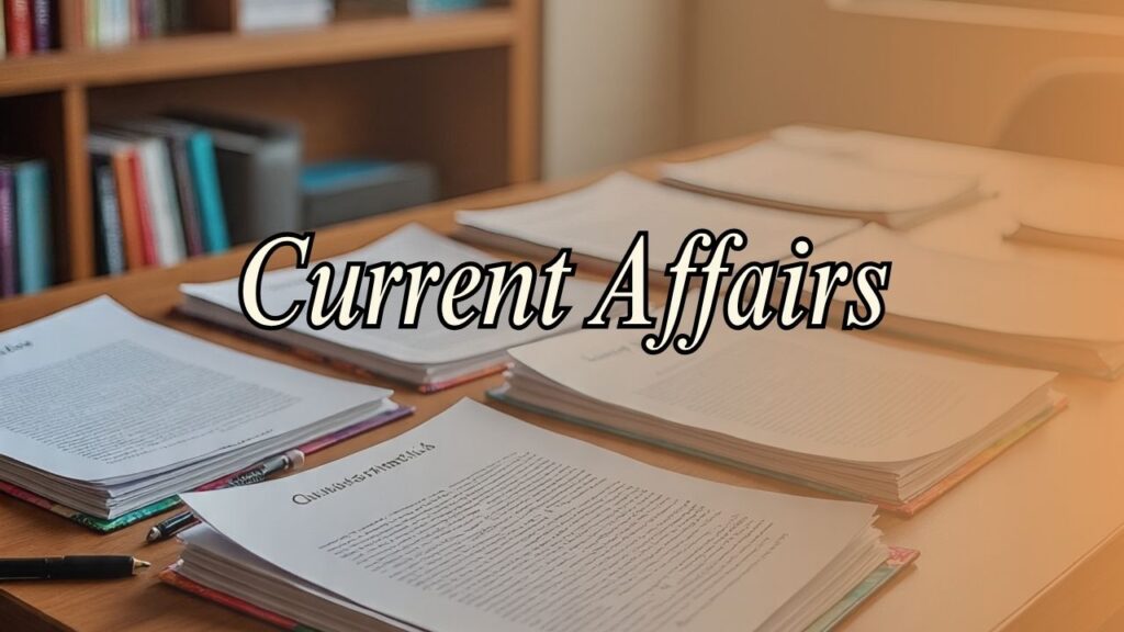 15 Current Affairs प्रश्नोत्तरी, प्रतियोगी परीक्षाओं के लिए अत्यंत महत्वपूर्ण जानकारी