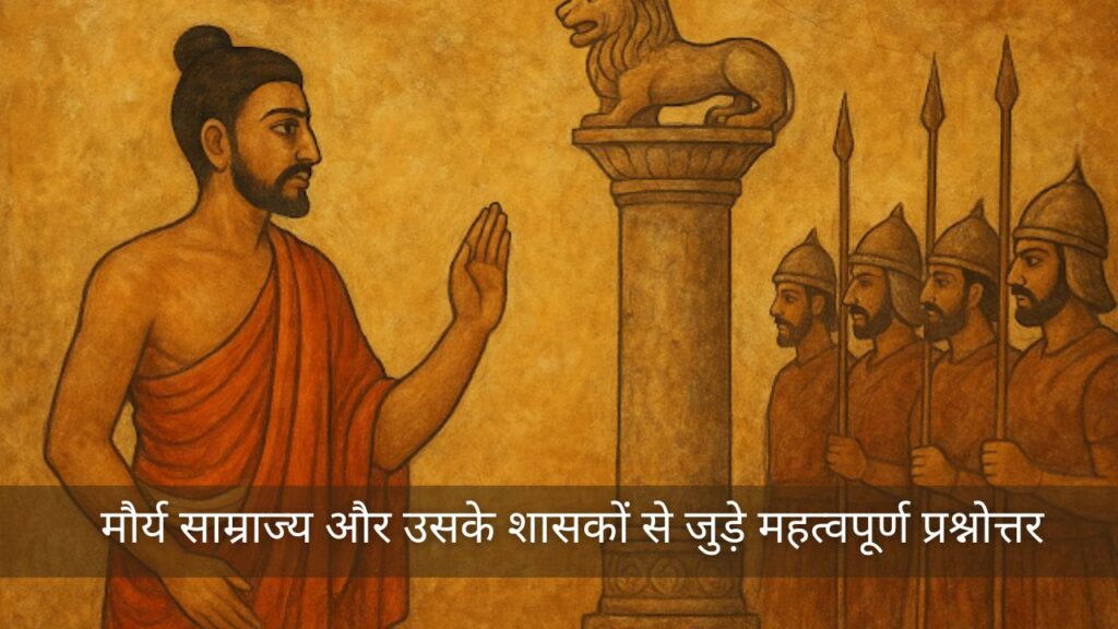 GK Questions: मौर्य साम्राज्य और उसके शासकों से जुड़े महत्वपूर्ण प्रश्नोत्तर